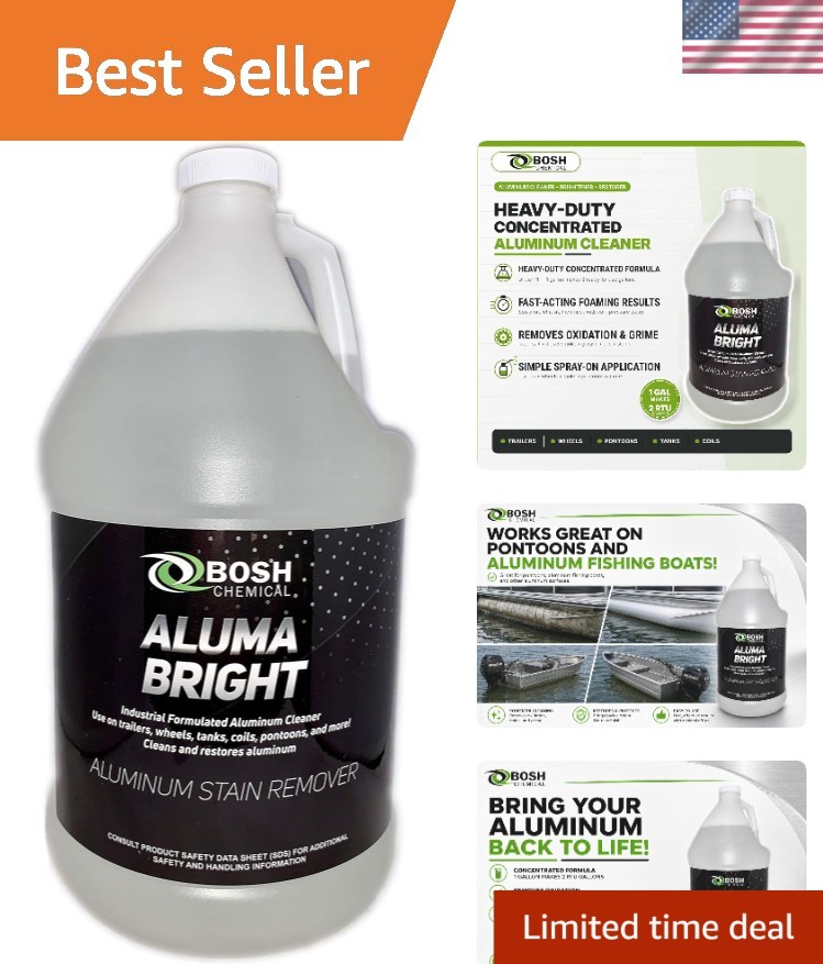 Aluma Bright, Aluminum Cleaner and Brightener, 1 Gallon Concentrate