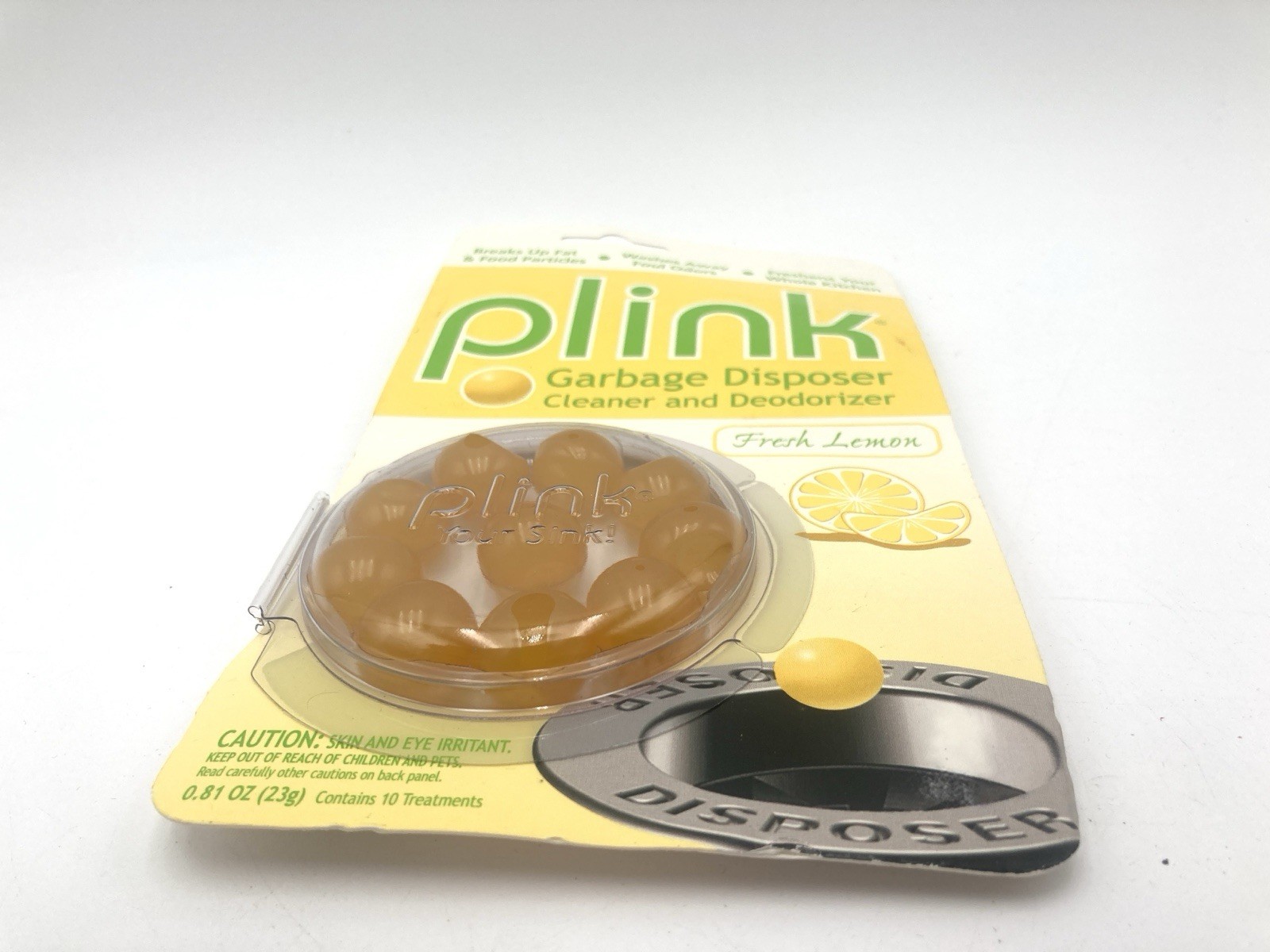 Plink Lemon Scent Garbage Disposal Sink Cleaner Deodorizer