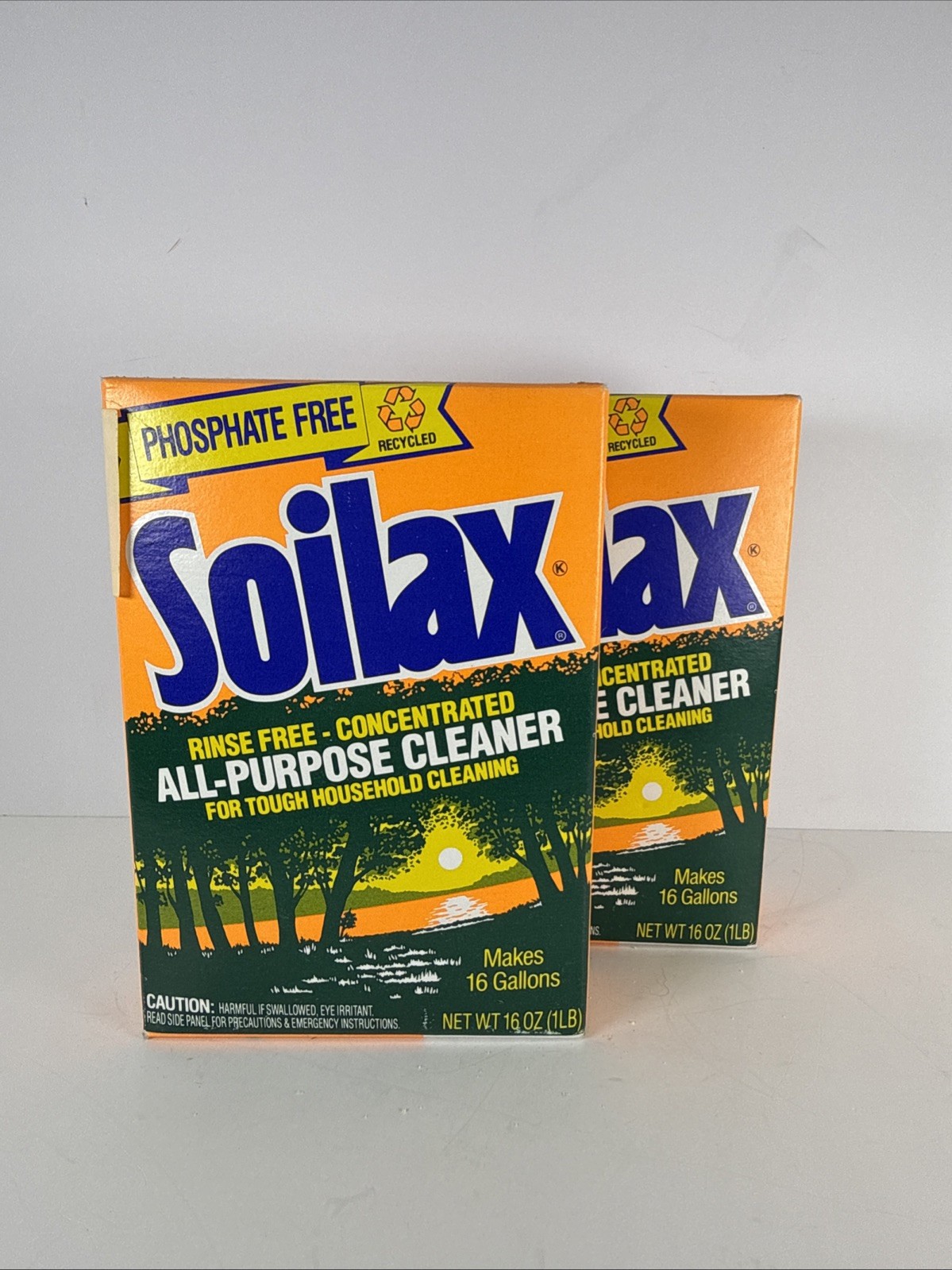 New Vtg Soilax 16oz Pro Powder Cleaner Removes Dirt Grease Walls Floors