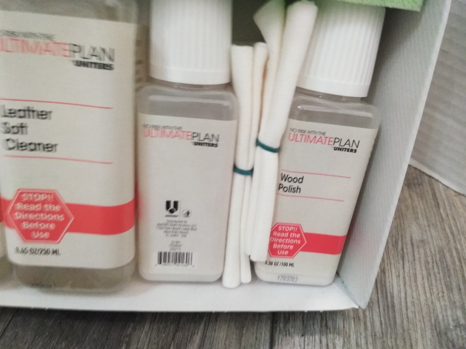 ULTIMATE PLAN Furniture CLEANING KIT Leather Wood Fabric, Uniters