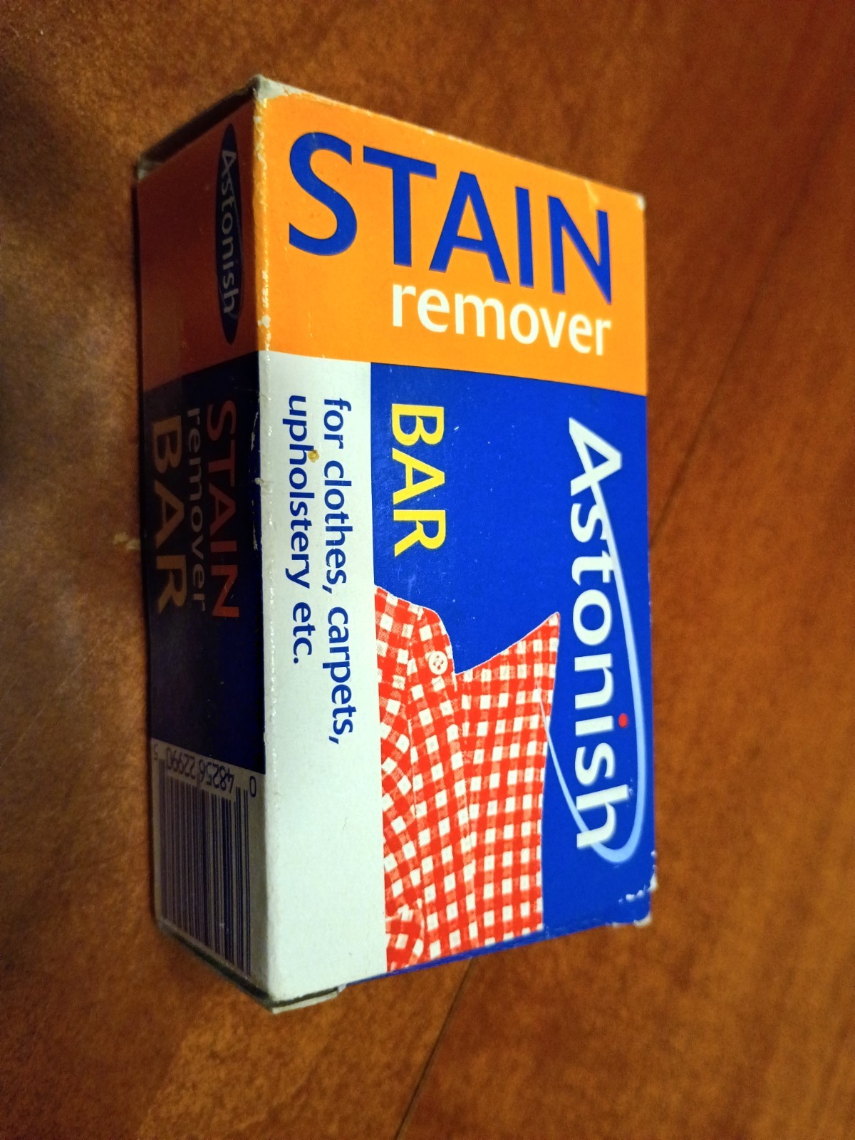 Astonish Stain Remover Bar Clothes Carpet Upholstery Pre Laundry Fabric 75g.
