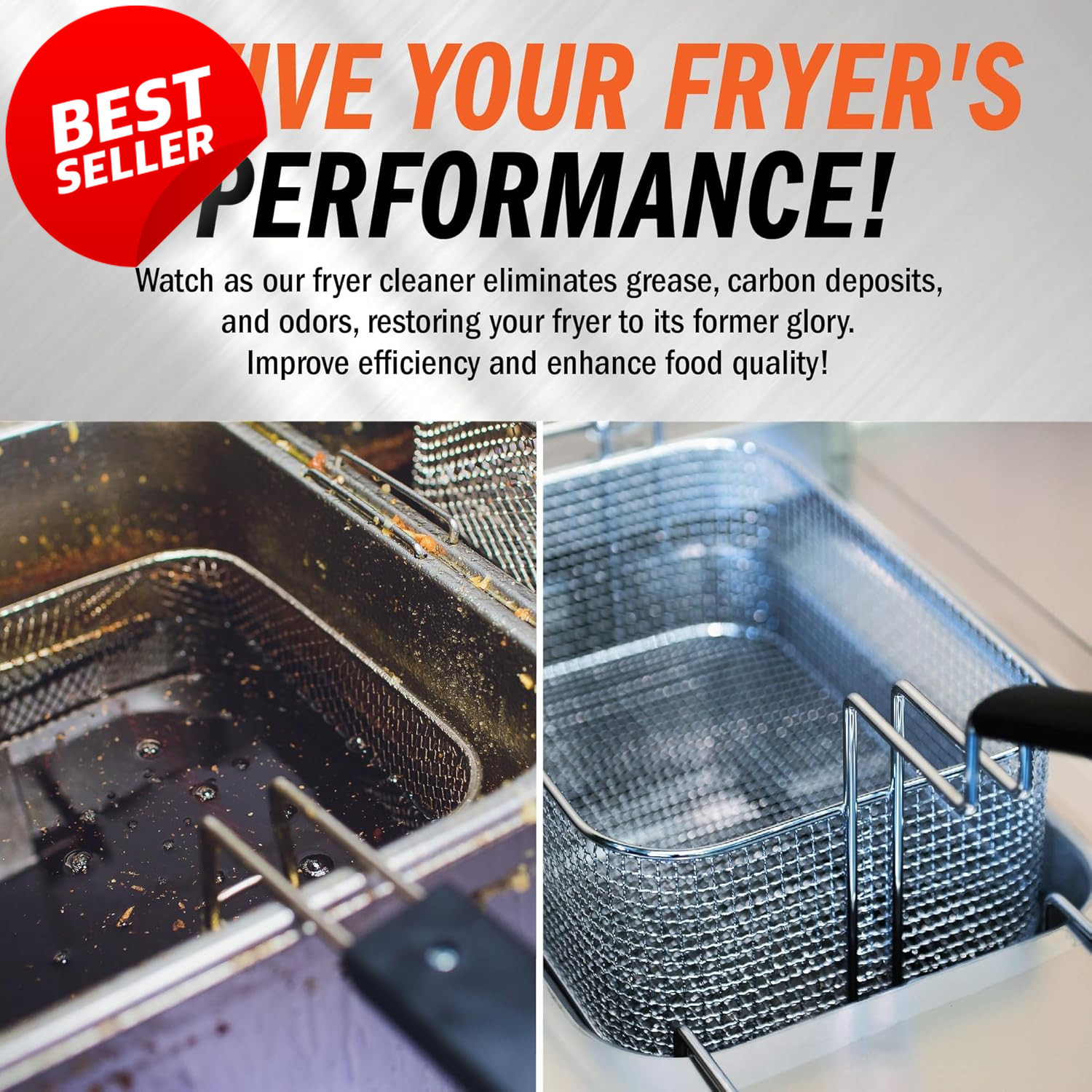 Fryer Cleaner 8lb Concentrated Powder Commercial Strength 21 Cleanings – US