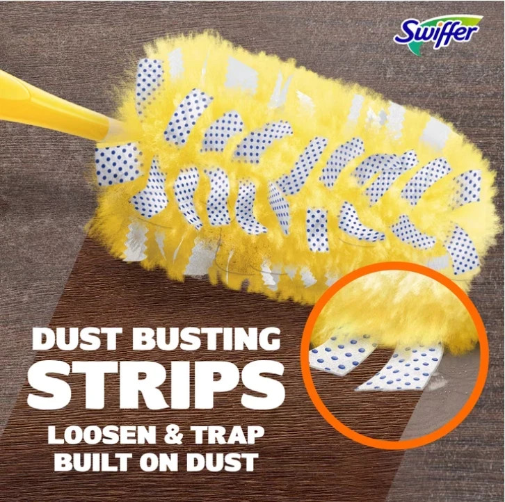 (2 pack) Swiffer Dusters Heavy Duty Duster Refills,Unscented, 11 Count-fast ship