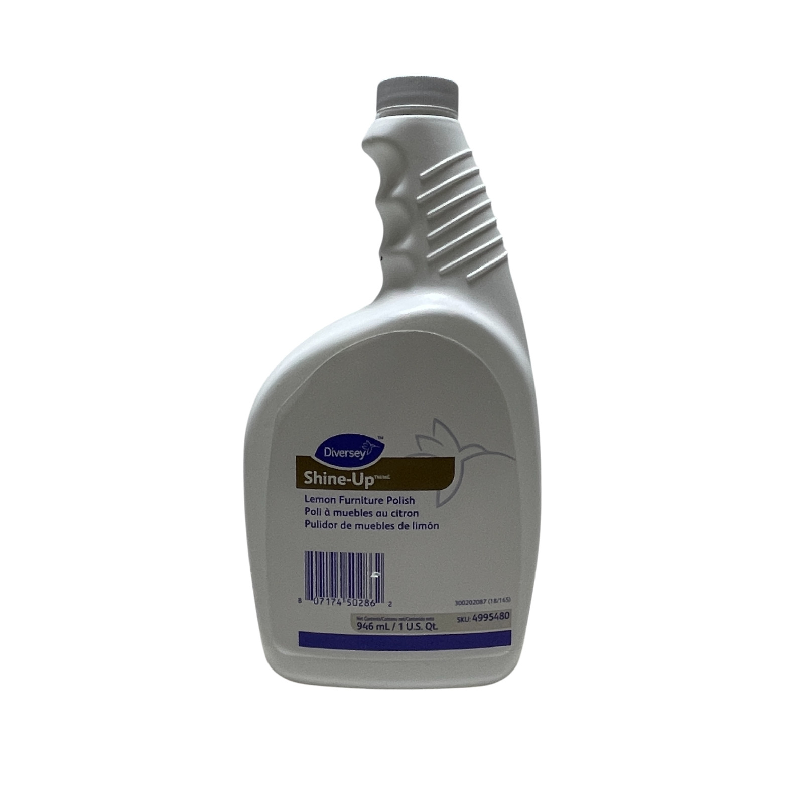 Diversey Shine Up Lemon Furniture Polish 32 Oz Bottle