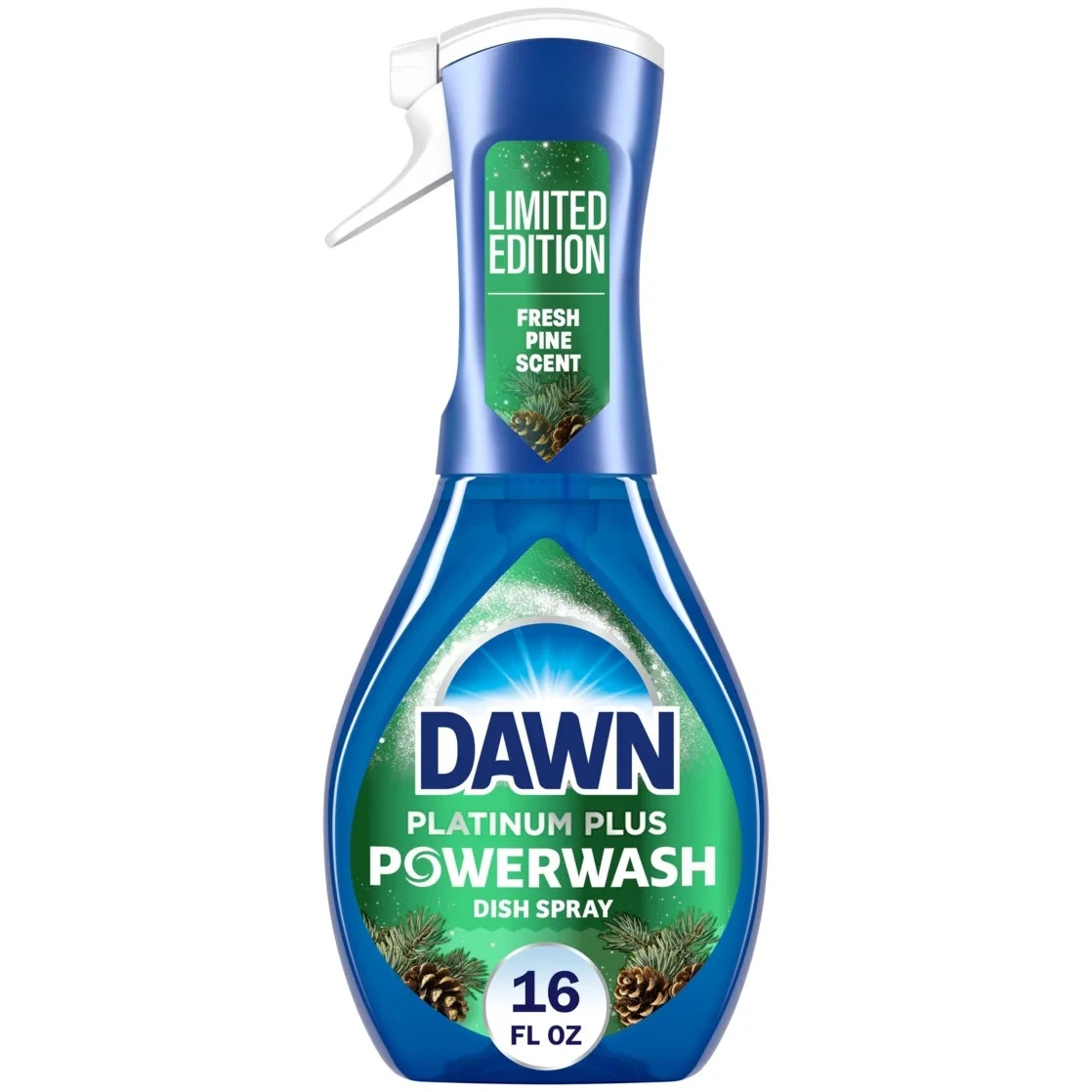 Dawn Powerwash Spray, Dish Soap, Fresh Pine, Christmas Tree Scent, 1 Starter Kit