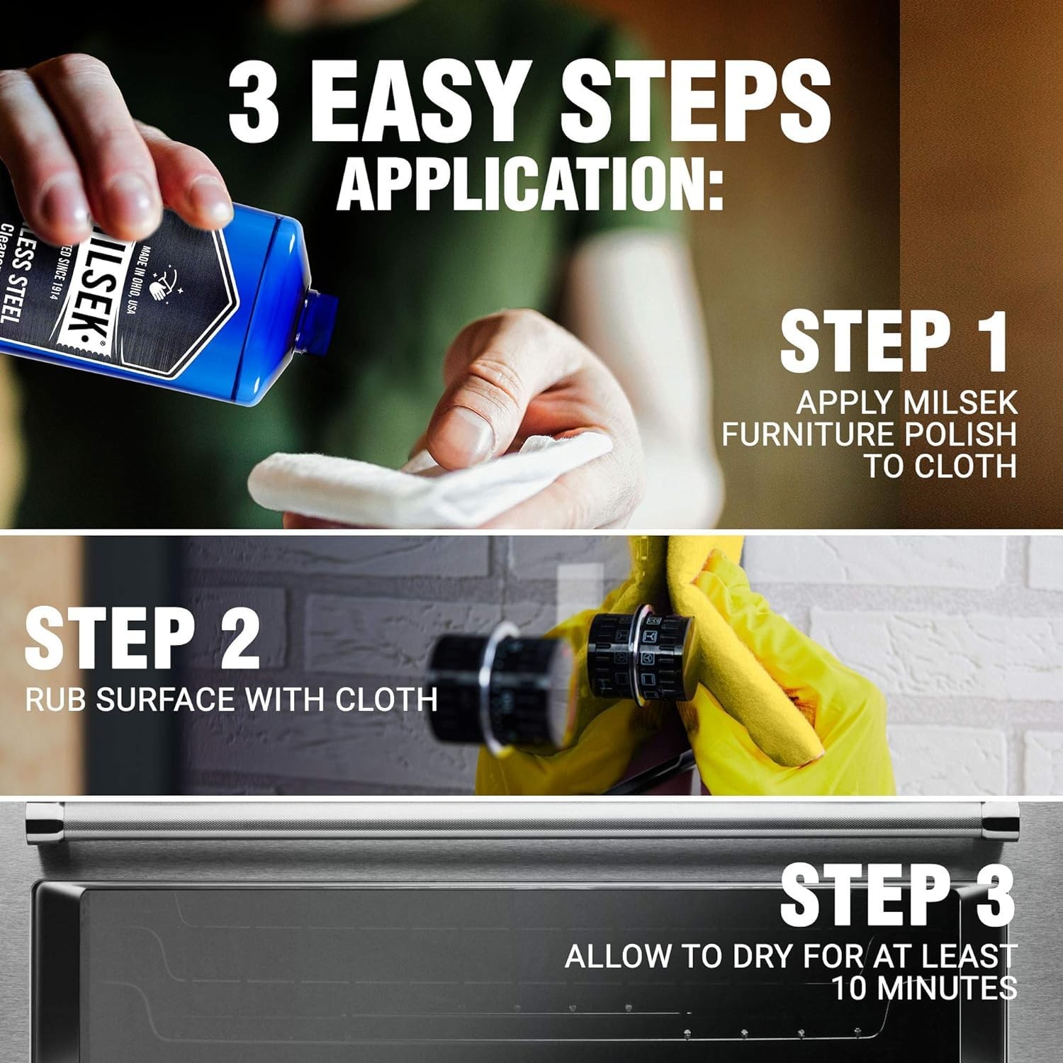 Stainless Steel Cleaner – Multipurpose Cleaning Supplies for Home and Kitchen…