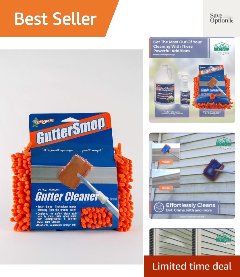 Microfiber Gutter Cleaner Tool: Ultimate Gutter Cleaning Smop for All Types o…