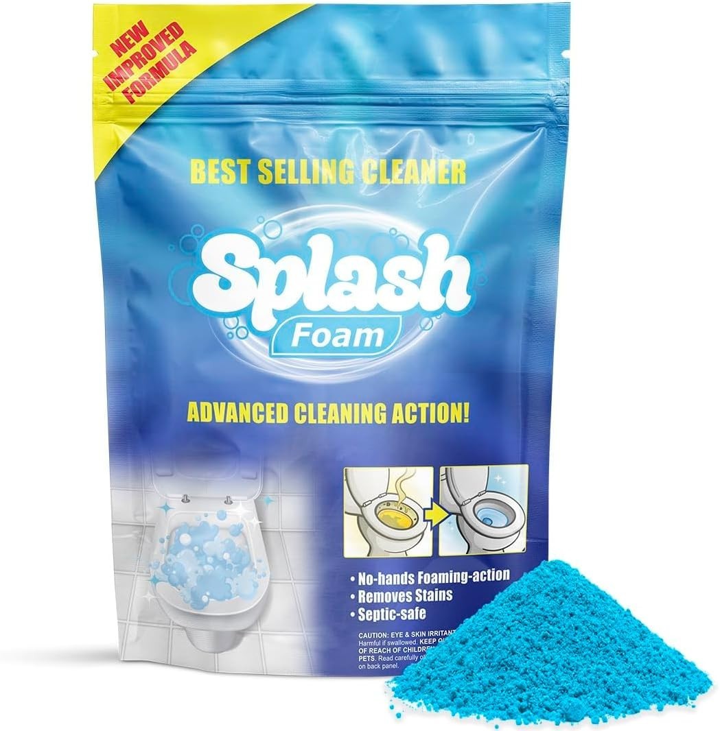 Self-Activating Toilet Bowl Cleaner Powder – Fresh Foam Action, 14 oz
