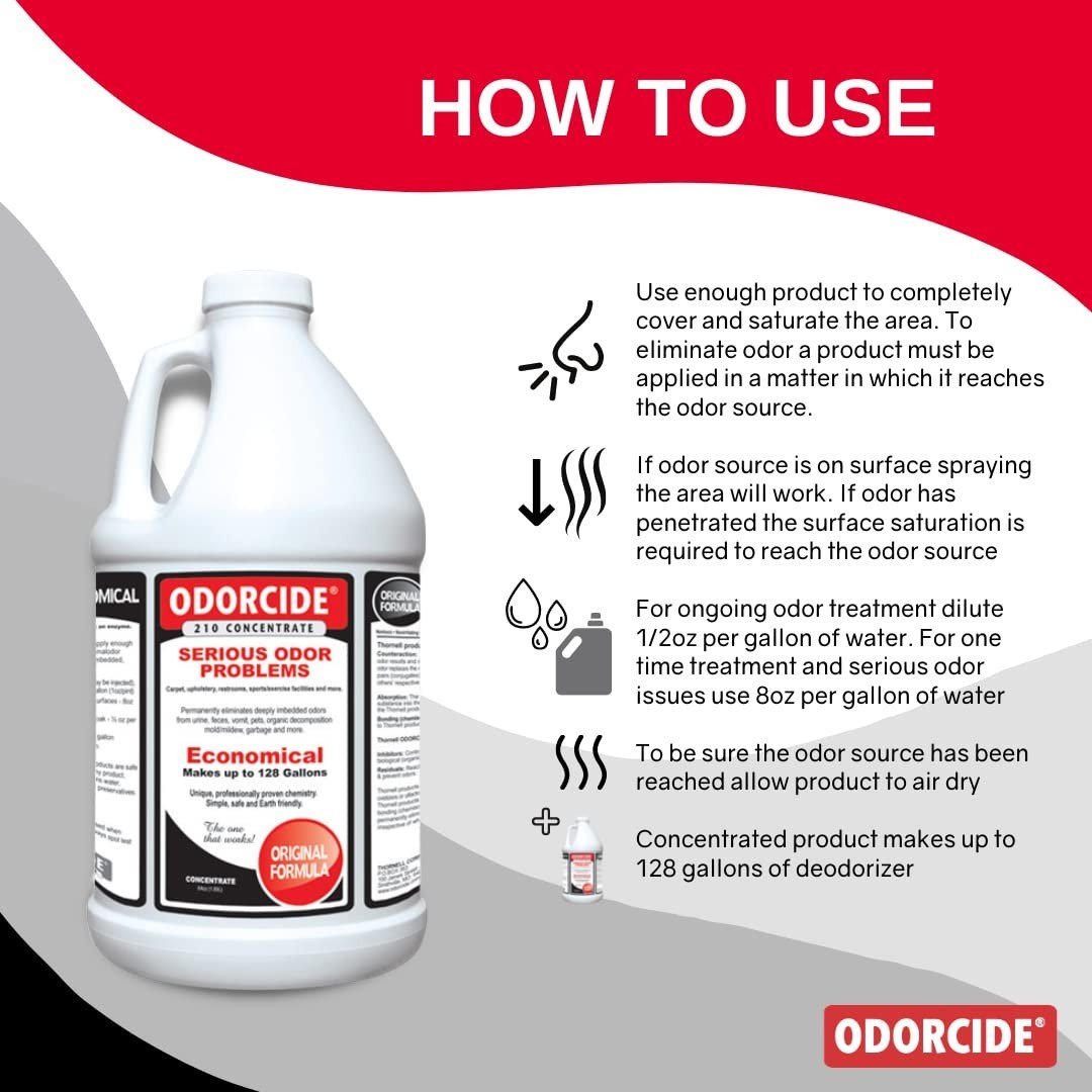 Odor Eliminator Spray – Original Scent, Half Gallon – Powerful Odor Neutralizer
