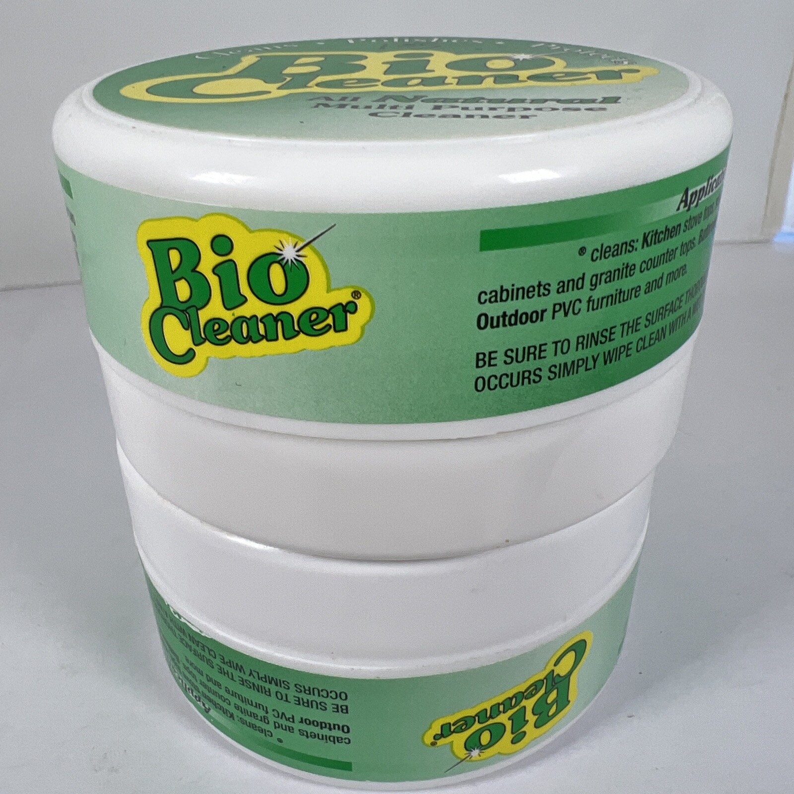 (2) Bio Cleaner All Natural Multi-Purpose Cleaner 10.5 oz w/ Sponge