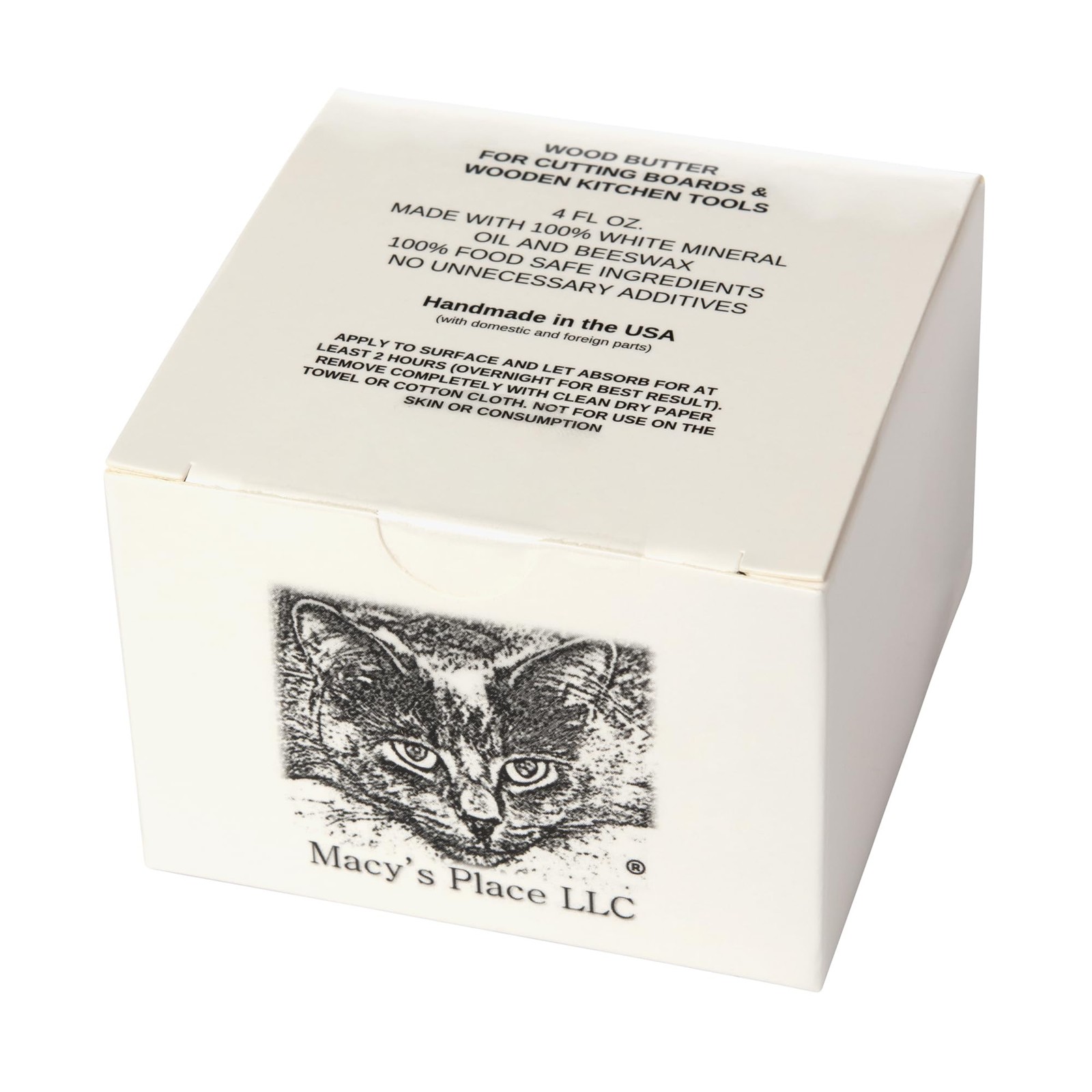 Wood Butter 4 fl oz Cutting Board Wax Conditioner for Butcher Block and Wooden