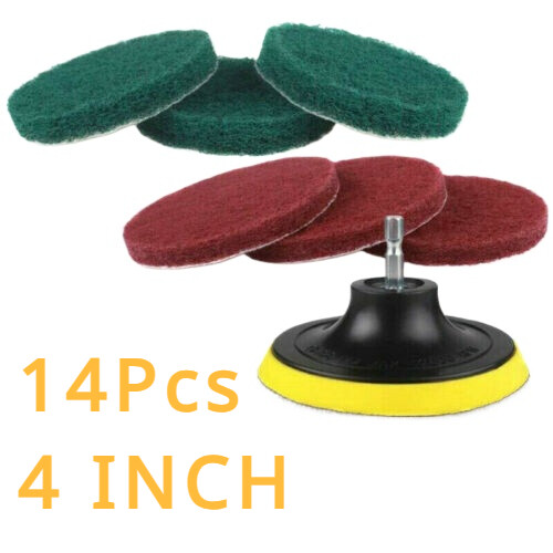 14 PACK 4INCH Car Foam Polishing Buffing Kit,Polishing Buffing Pads,Wool Pads