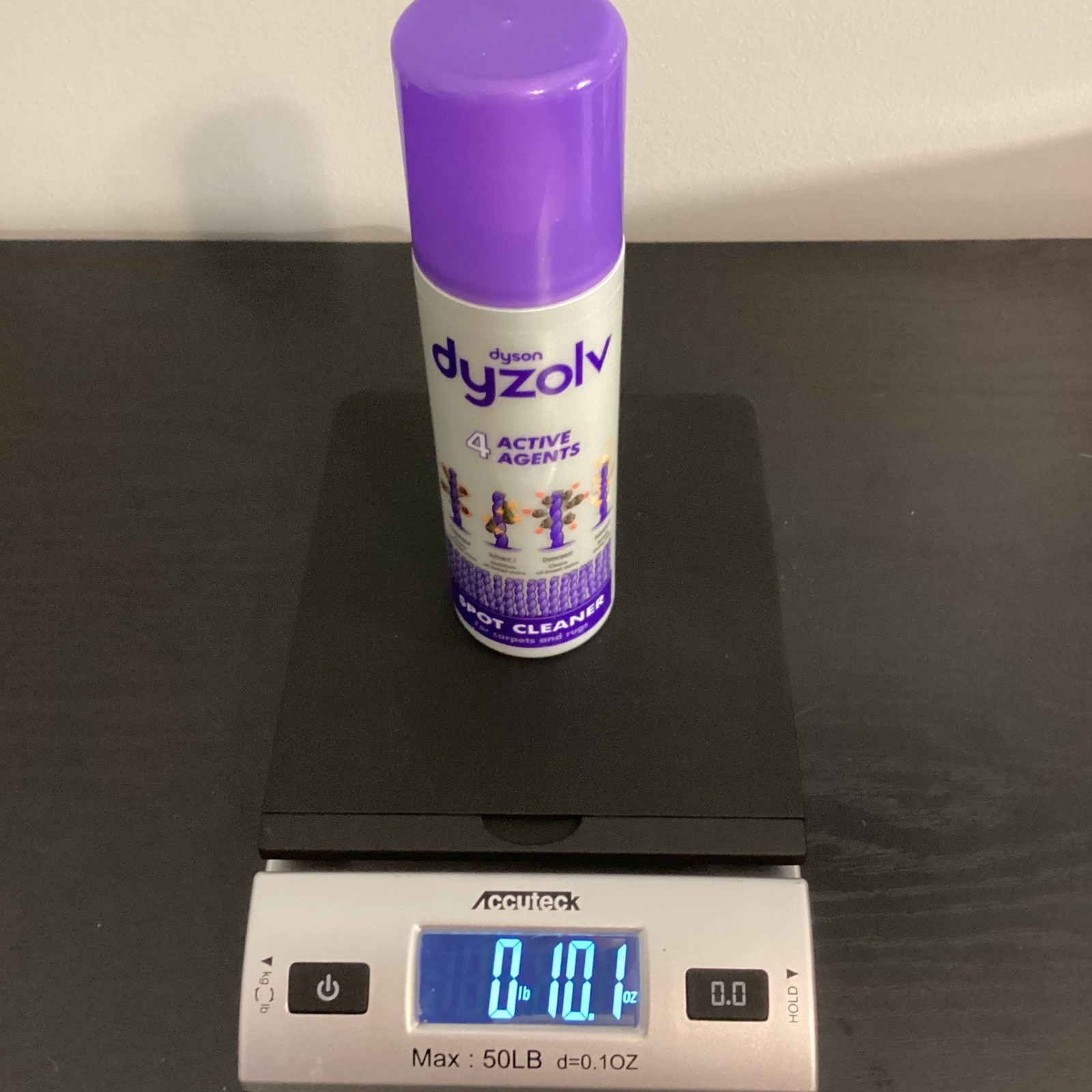 Dyson Dyzolv Spot Cleaner 8.5 oz Bottle For Carpets And Rugs Wool Safe 2001 New!