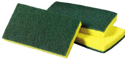 Scrubbing Sponge, Medium-Duty, 6.1 x 3.6 In. – 74