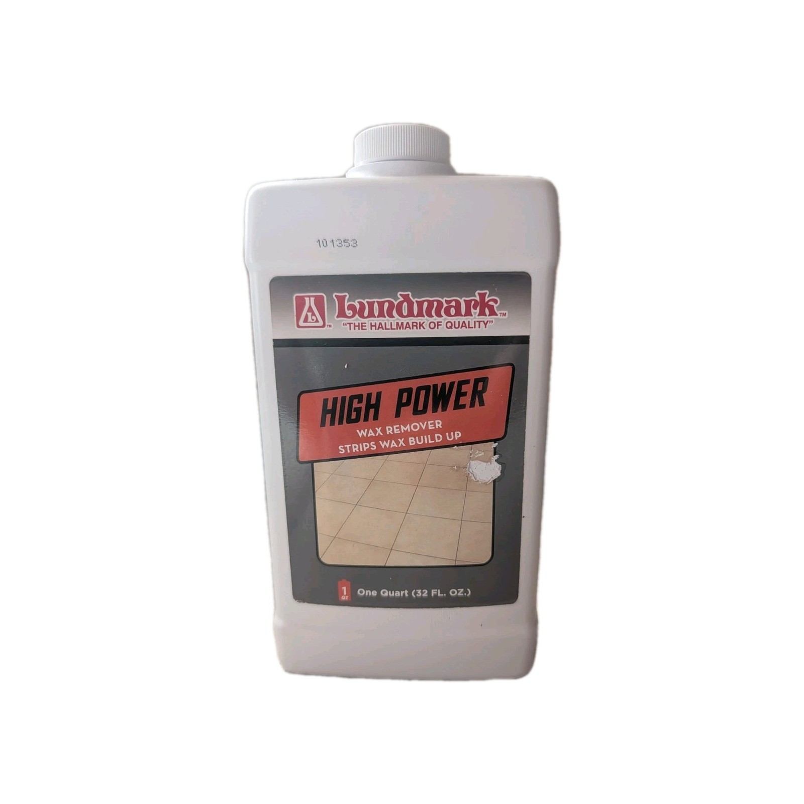 Lundmark High Power Wax Remover, Commercial Strength Floor Wax Stripper 32oz