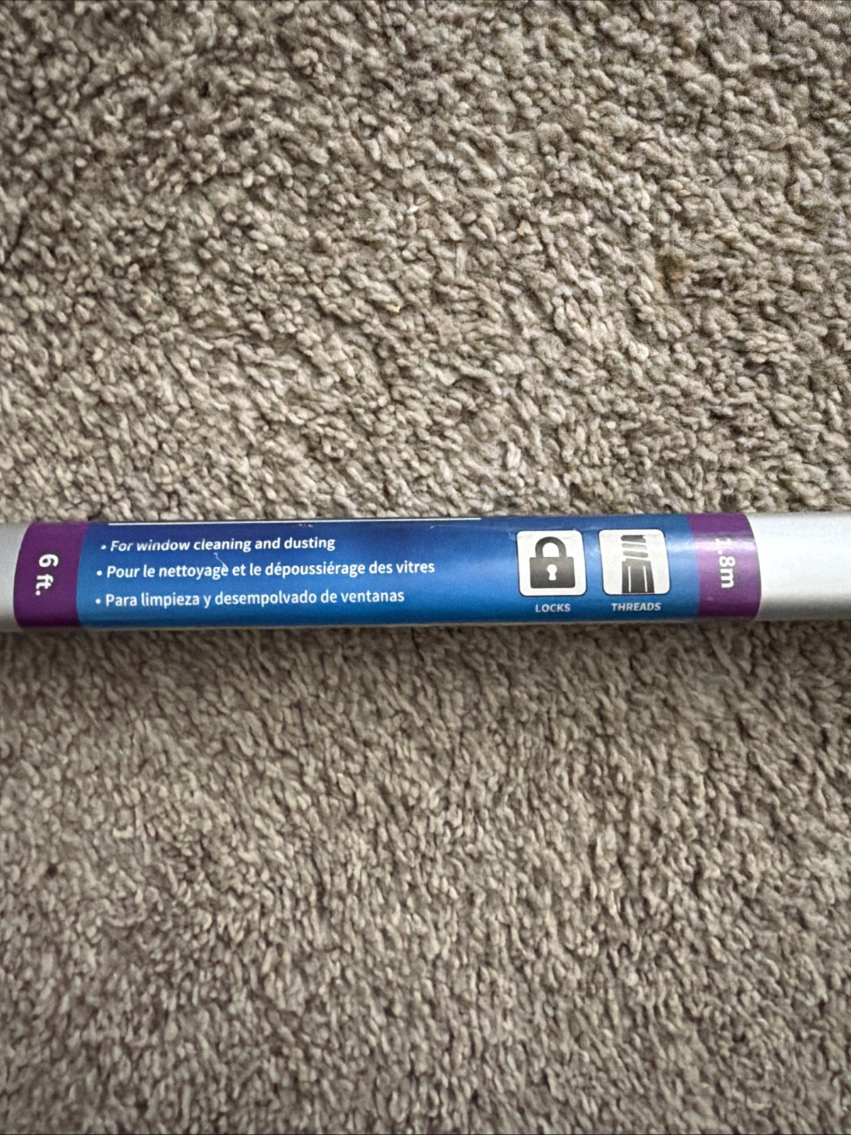 Unger Connect & Clean Telescopic Pole 6ft