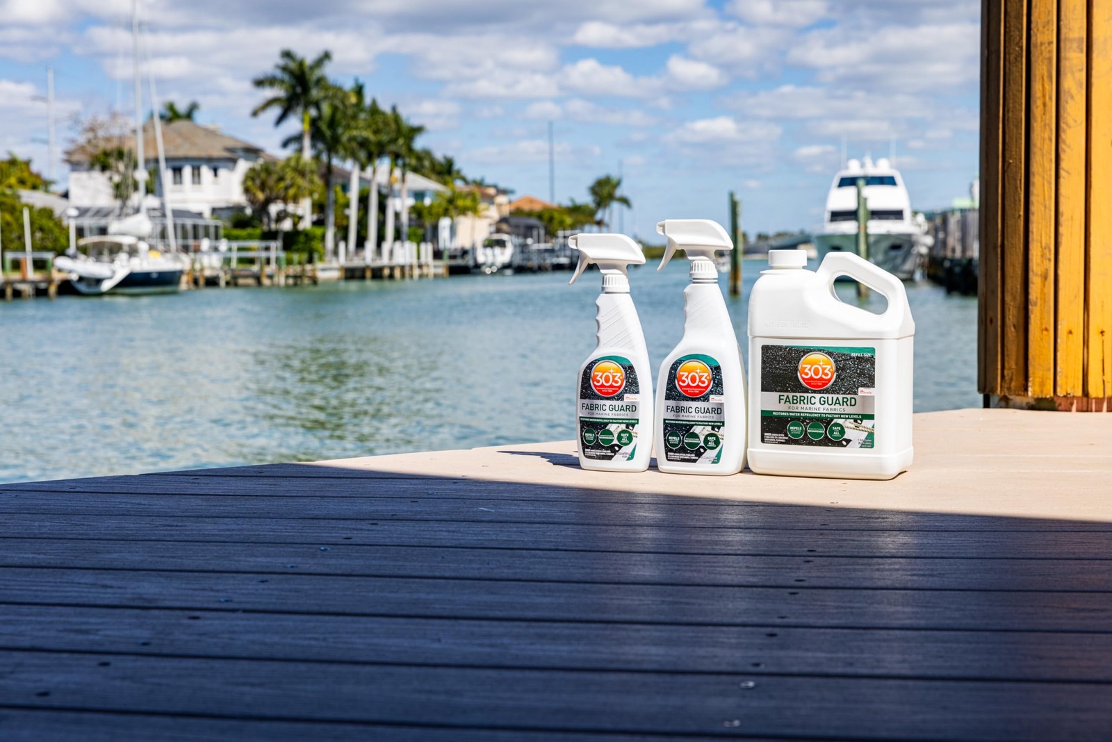 303 Products Marine Fabric Guard – Water 128 Fl Oz (Pack of 1), White