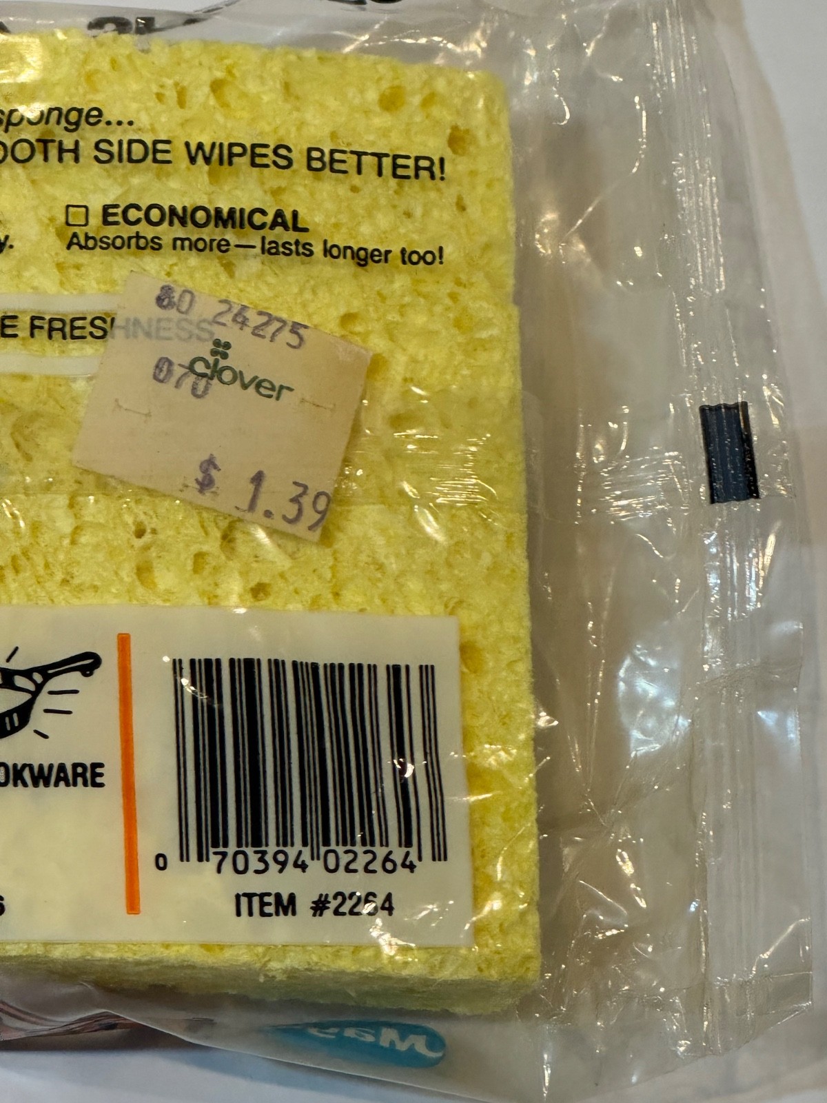 Vintage 1986 Magla Ridge Lemon Scented Cellulose Sponges – Open Package 3 Count