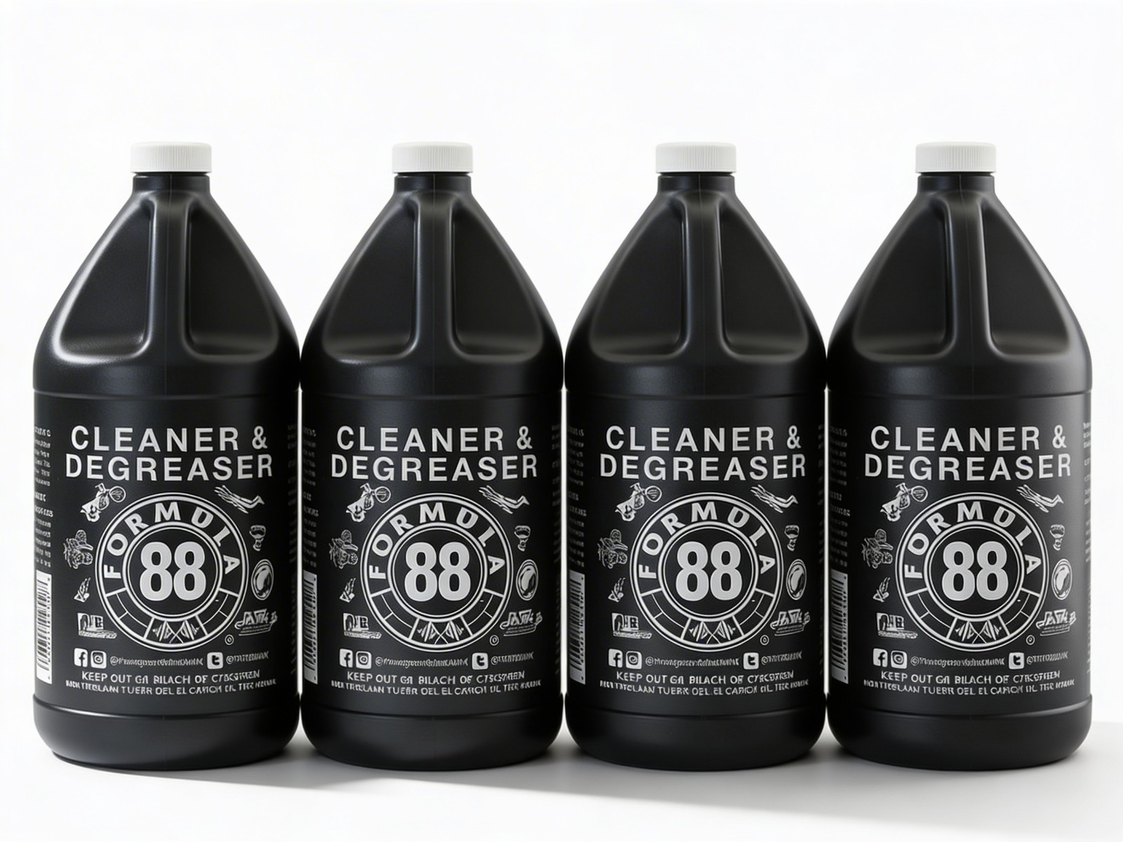 Formula 88 Cleaner Degreaser 4 Gallon Bulk Pack Heavy Duty Multi Surface