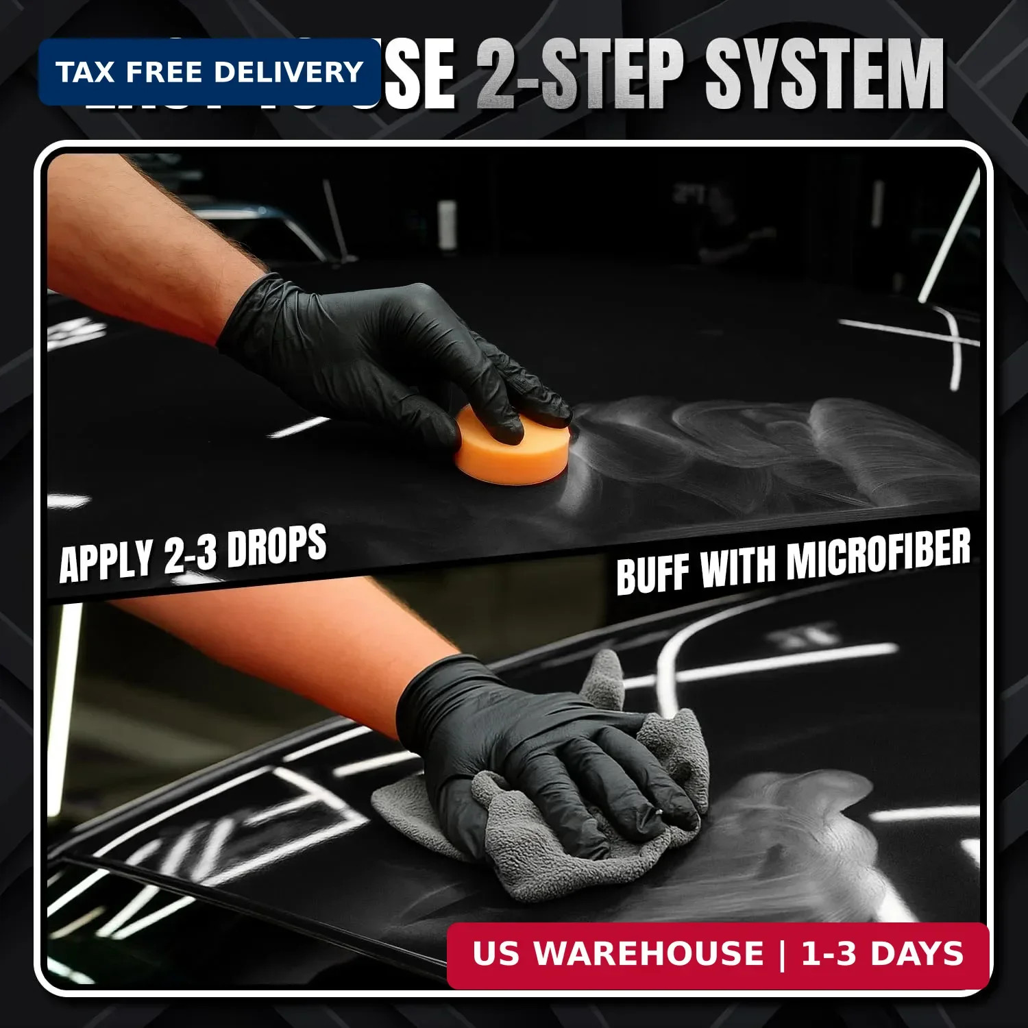 Black Scratch Remover – Car Scratch Repair & Swirl Remover for Vehicles – Deep S