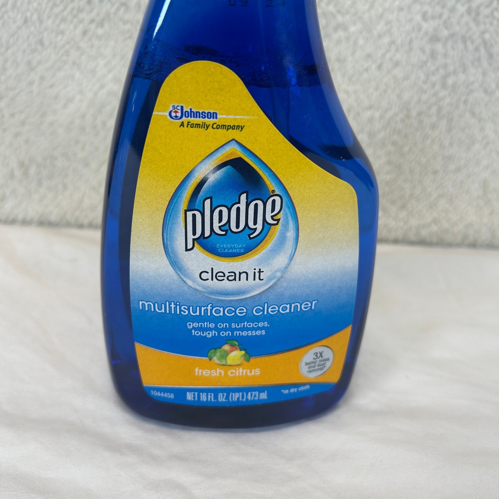 Pledge Clean It Multi-Surface Cleaner Spray Fresh Citrus 16oz Lot of 2 Bottles