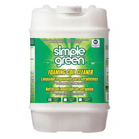 Simple Green 0100000104005 Condenser Or Evaporator Cleaner, 5 Gal.