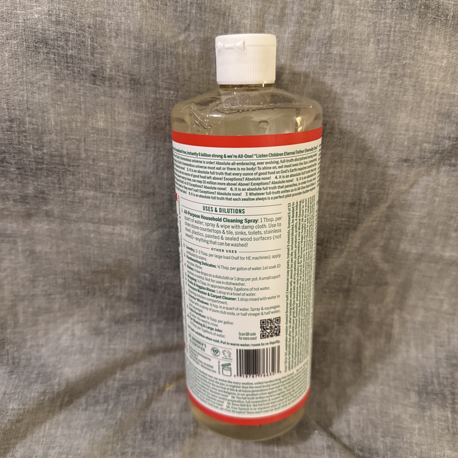 Dr. Bonner’s Sal Suds Biodegradable All-Purpose Cleaner – 32oz