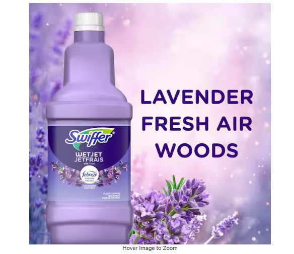 WetJet 42.2 oz. Multi-Purpose and Hardwood Floor Cleaner Lavender Vanilla and Co