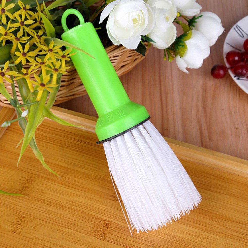 Dishwashing Brush Dual Tone Design with Rubber Grooves for Homeowners 1Set