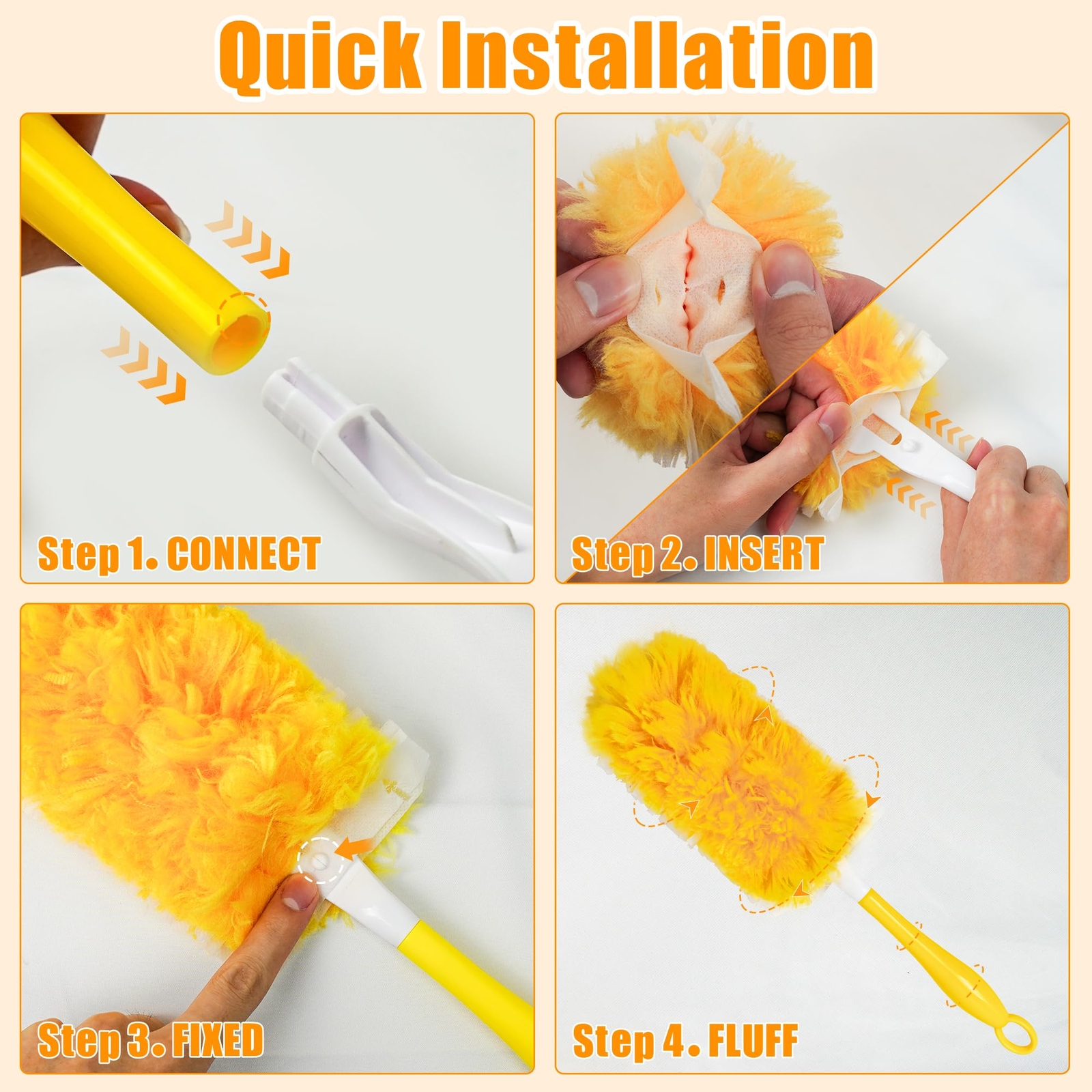 Duster Refills For Swiffer 20 Counts 360 Degree Heavy Duty Dusting Kit With 1 Ex