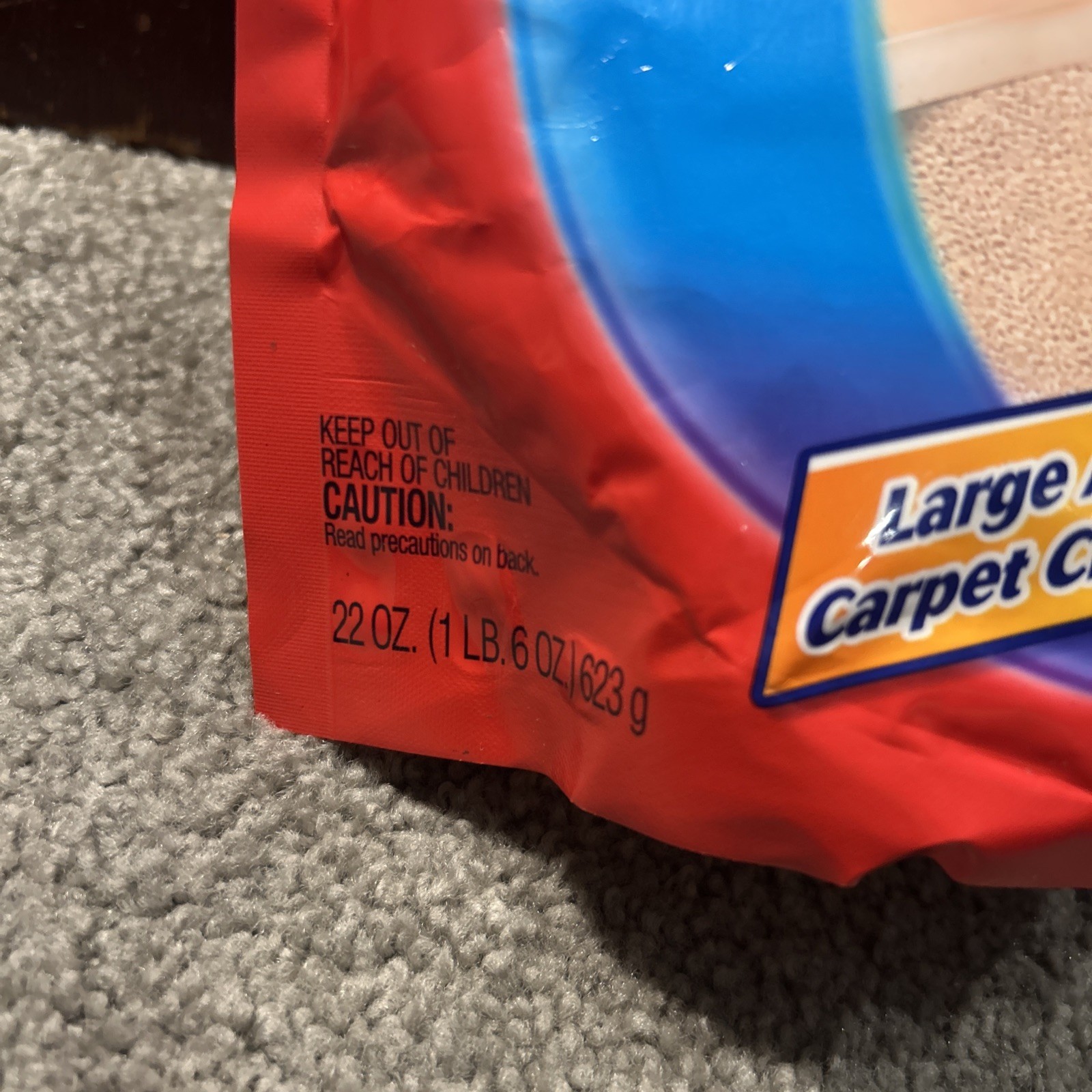 Resolve Deep Clean Powder Large Area Carpet Cleaner Bag 22oz
