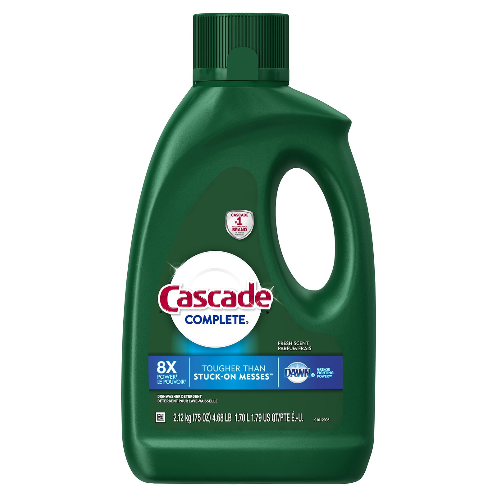 Cascade Complete Gel Dishwasher Detergent 75 oz Fresh All in 1 Pack of 1