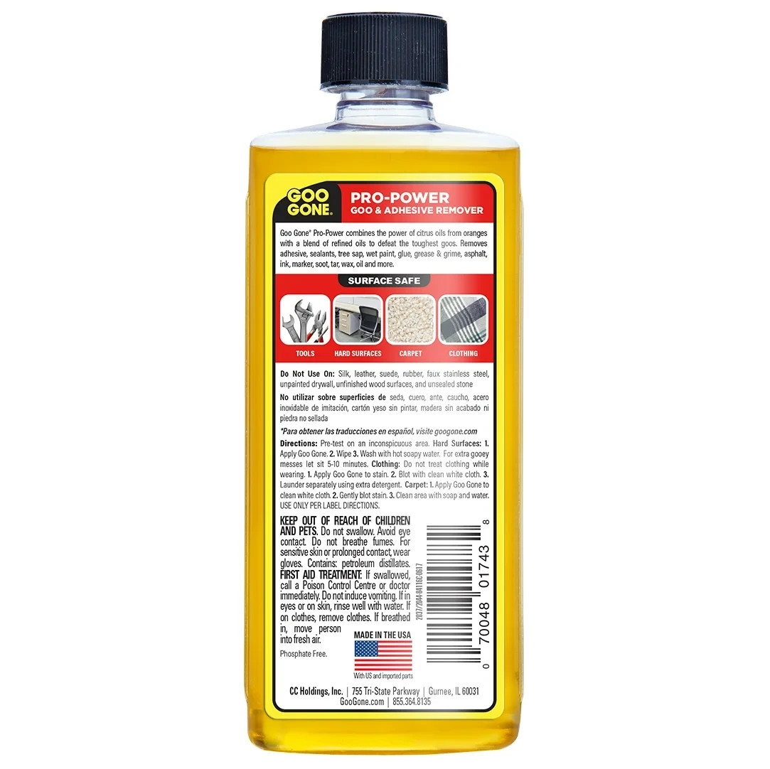 Goo Gone 8 oz. Pro Power Adhesive Remover