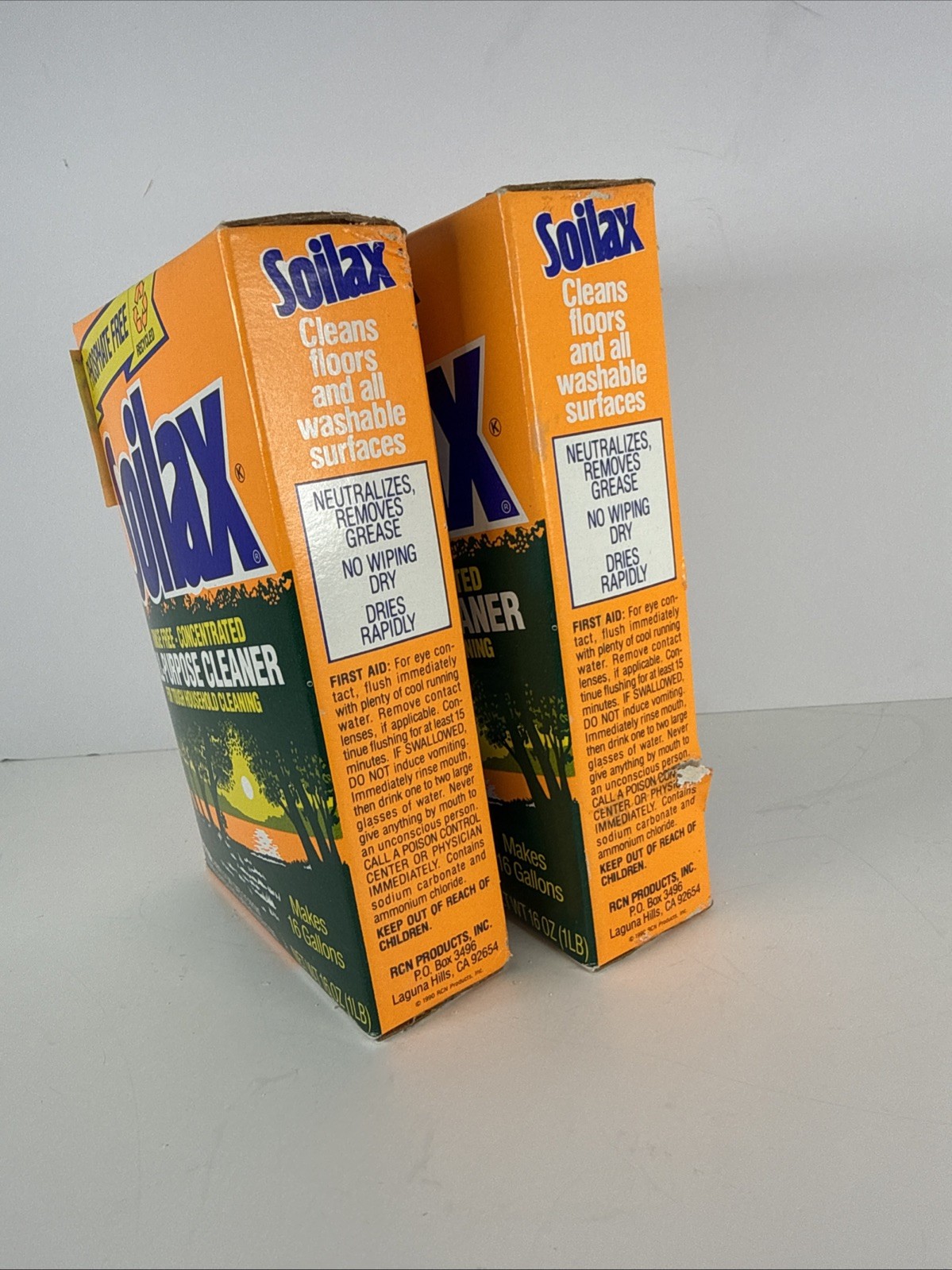 New Vtg Soilax 16oz Pro Powder Cleaner Removes Dirt Grease Walls Floors