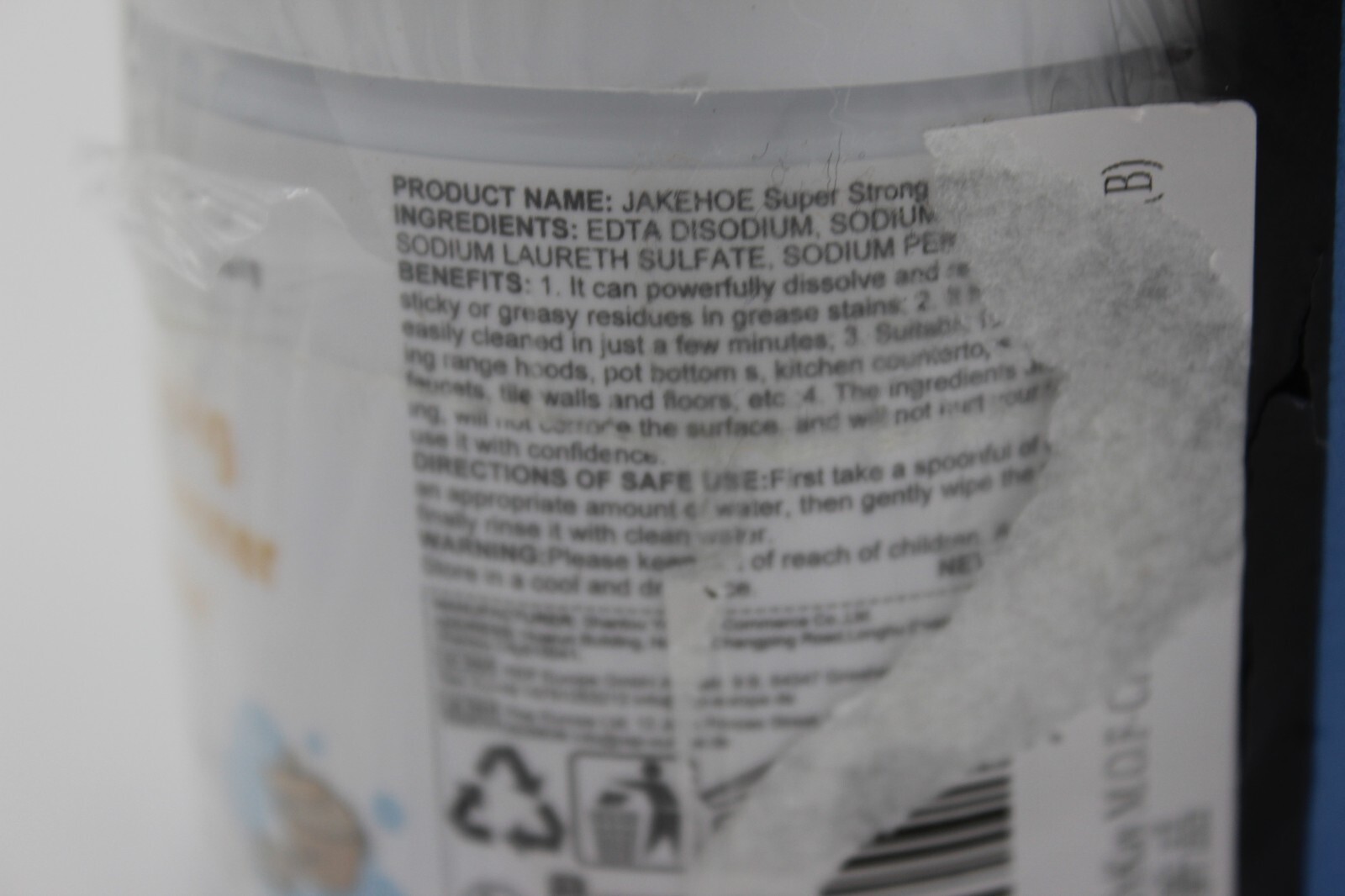 JAKEHOE SUPER STRONG KITCHEN CLEANER POWDER WITH BRUSH C368CH