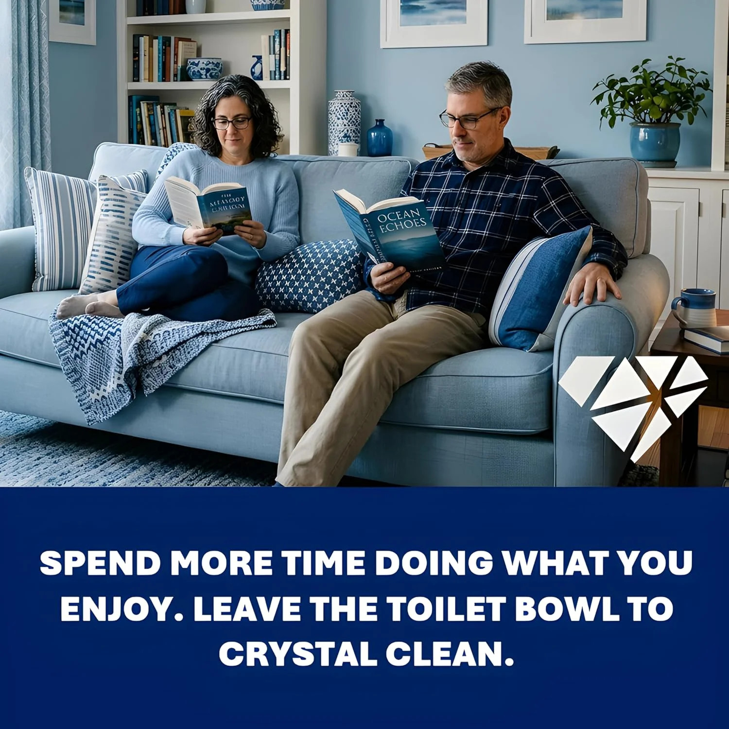CRYSTAL CLEAN | Automatic Toilet Bowl Cleaner | Time Saving Single Pod System |