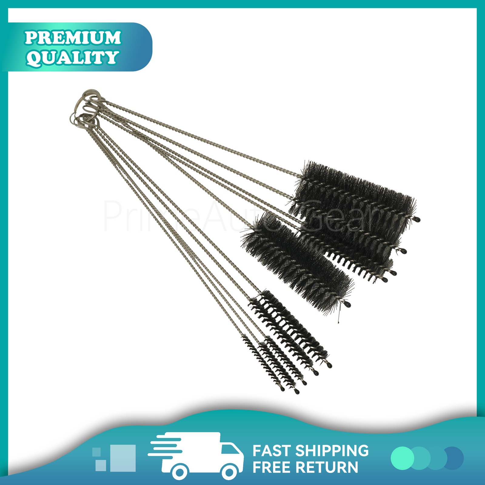 10PCS Set Nylon Small Long Cleaning Straw Brush Cleaner Bottle Tube Pipe