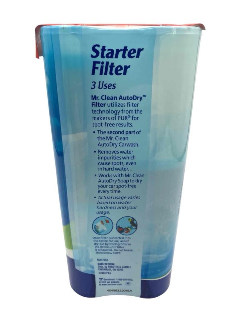 Mr Clean AutoDry Carwash System Starter Filter 3 Uses Refill Disposable (1)