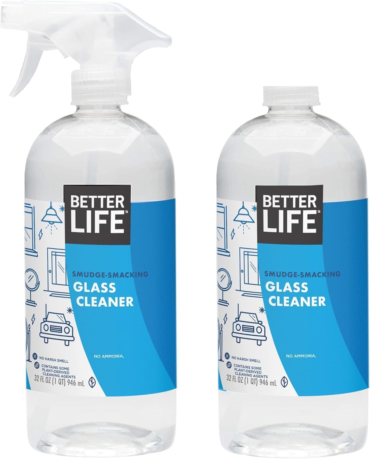 Glass Cleaner, Streak-free Window Cleaner, Surface Cleaning Spray, Mirror, Sc…