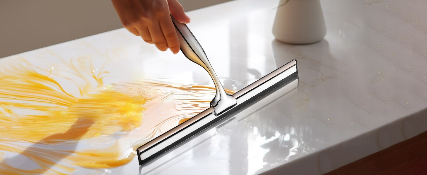 10″ Squeegee for Shower Glass Door All-Purpose Shower Squeegee for Glass Doors