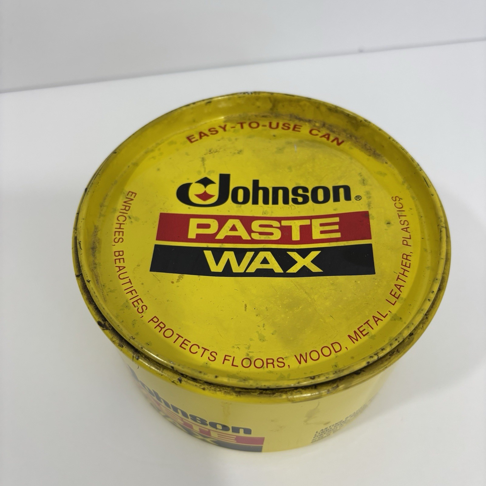 SC Johnson Paste Wax Original Formula 80-85% Full 1lb 1.2oz 1982