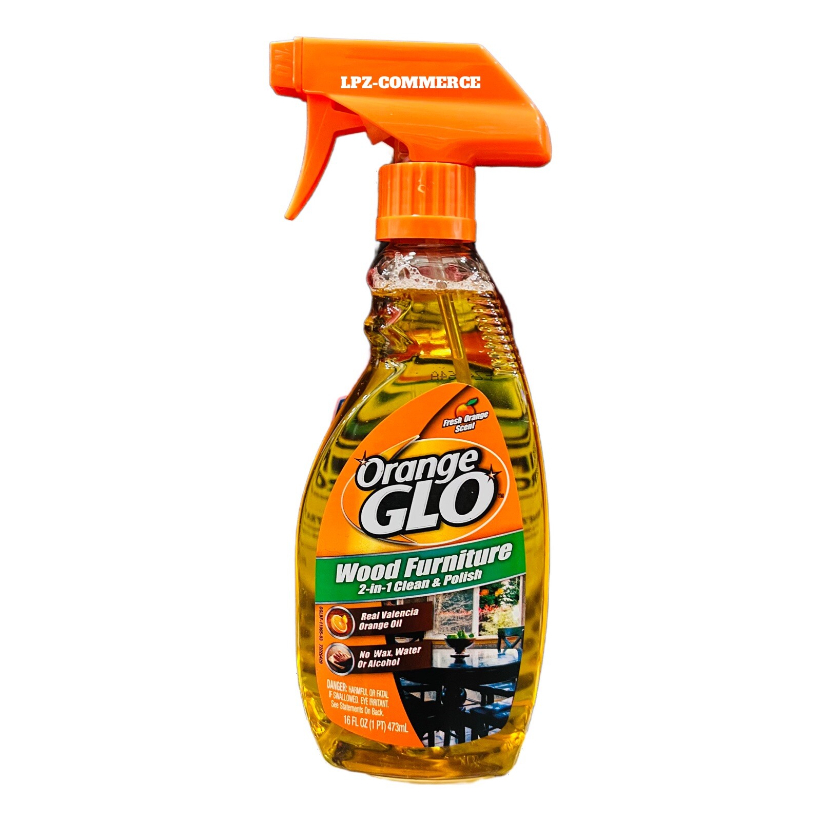 Orange GLo Wood Furniture and Stainless Steel Cleaner and Polish Spray 16 Oz.