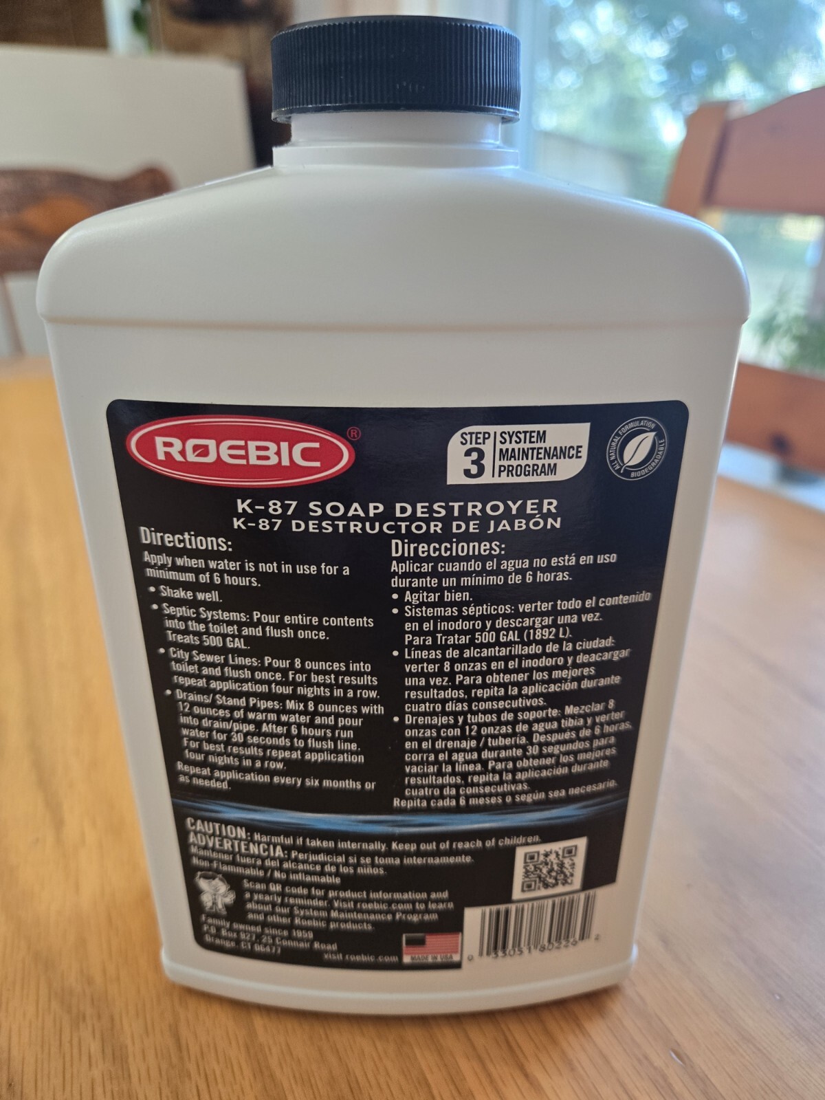Roebic 32 Oz. Soap Destroyer Drain Opener & Cleaner K87SD-Q-12 Roebic K87SD-Q-12
