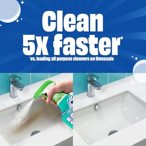 Multipurpose Foaming Bathroom Cleaner Spray – Eco-Friendly, 32oz, 4-Pack