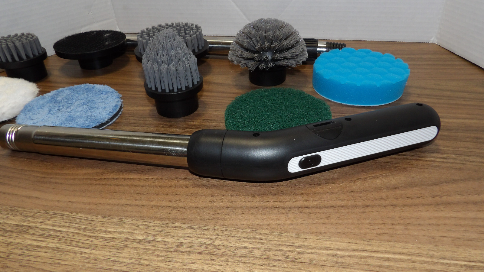 Leebein Electric Spin Scrubber Cordless Cleaning REPLACEMENT BRUSHES PADS handle