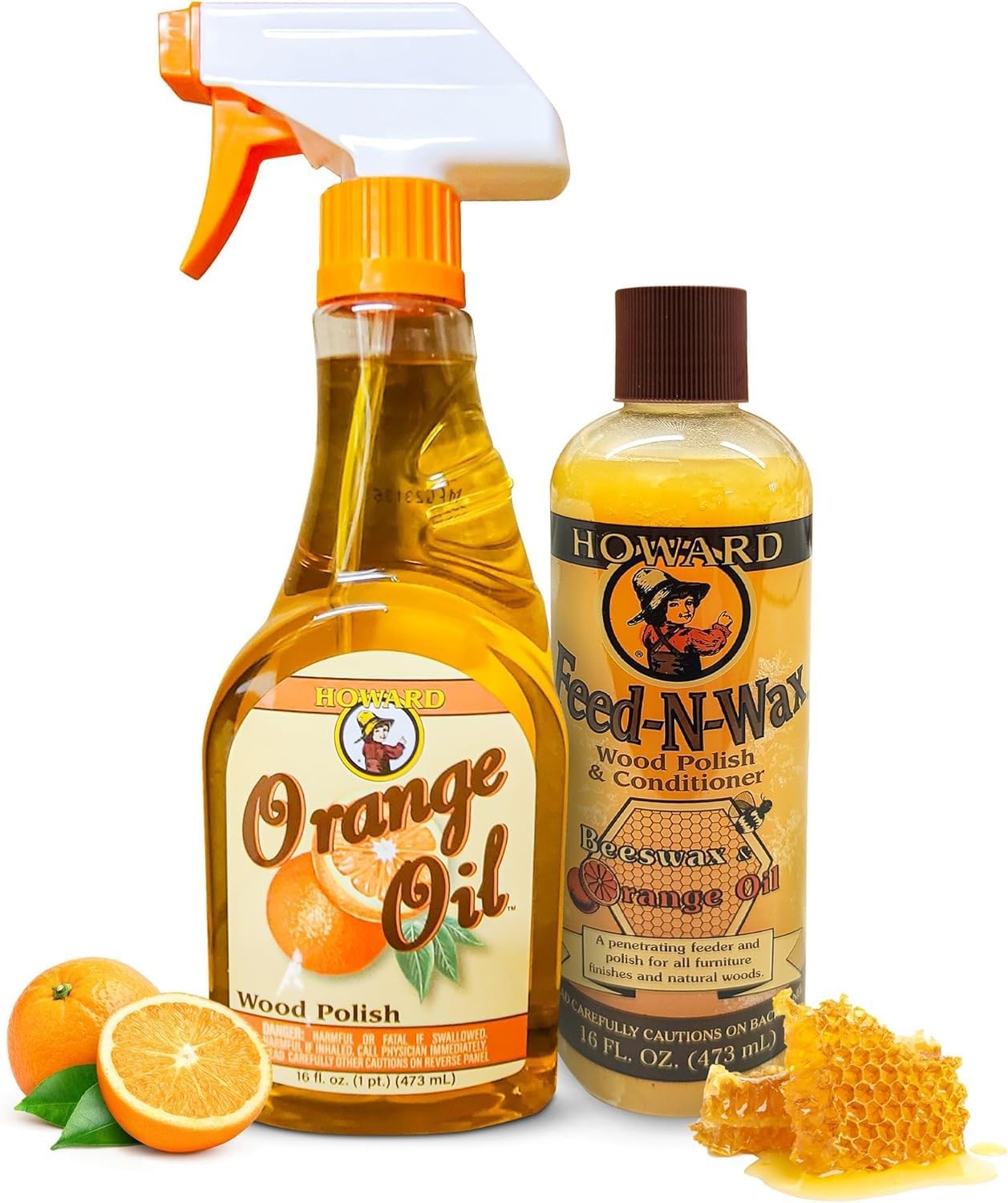 Feed N Wax Wood Polish and Conditioner, and Orange Oil Wood Polish, Wood Furn…