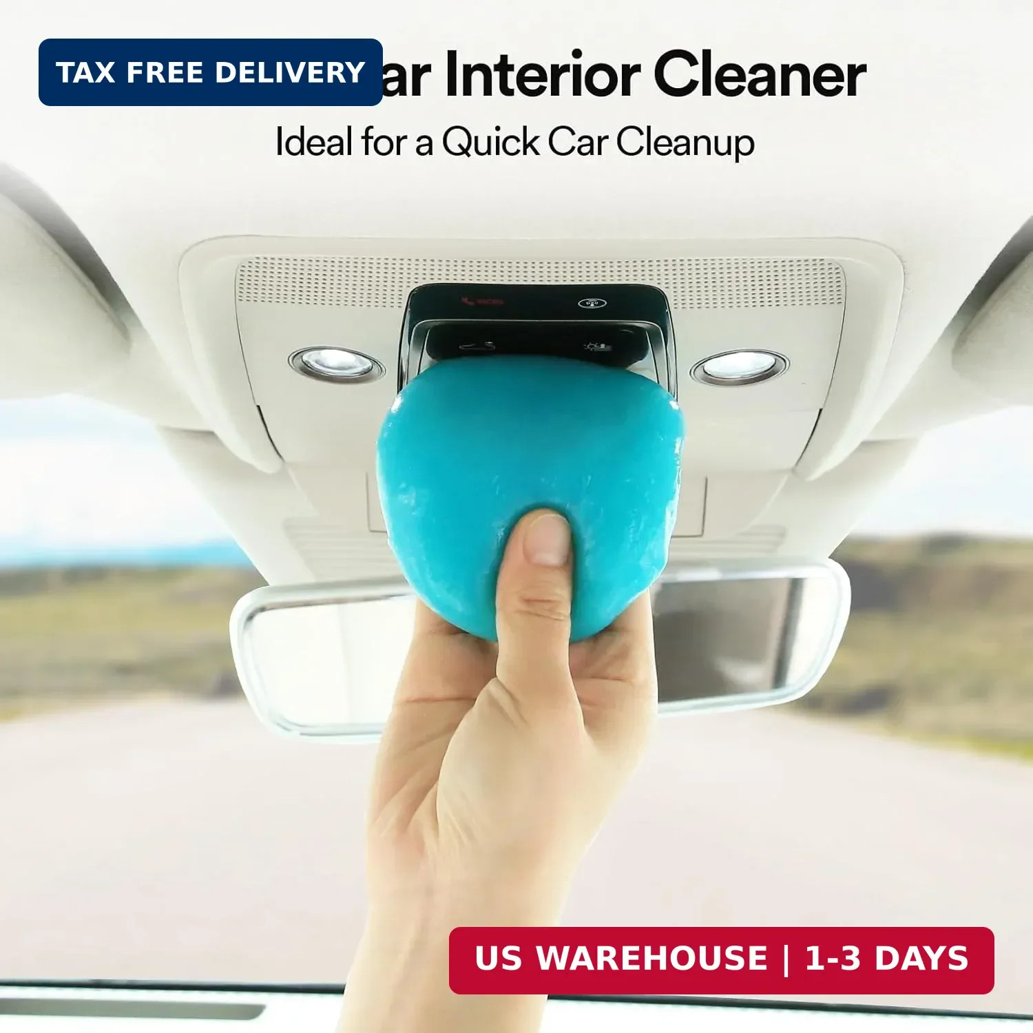 Car Cleaning Putty Gel Dust Remover for Auto Interior Air Vent Keyboard