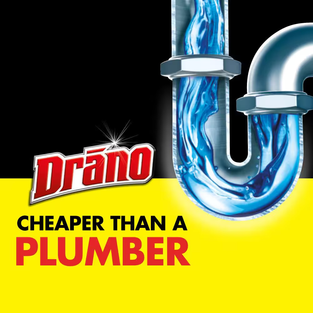 Drano Commercial Line 128 fl. oz. Max Gel Clog Remover