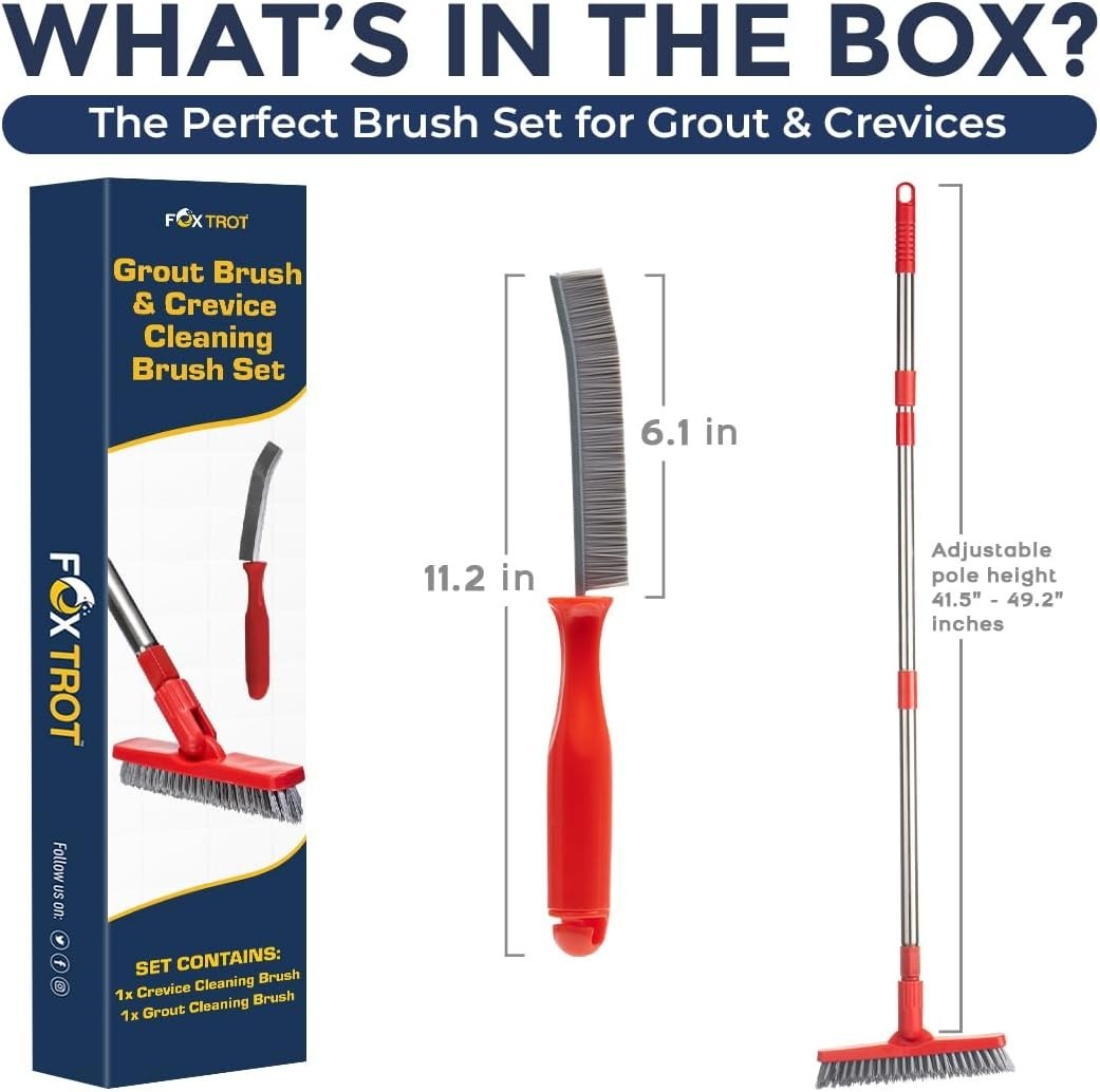 Lightweight and Durable Grout Cleaning Tools Set – Perfect for Home Maintenance