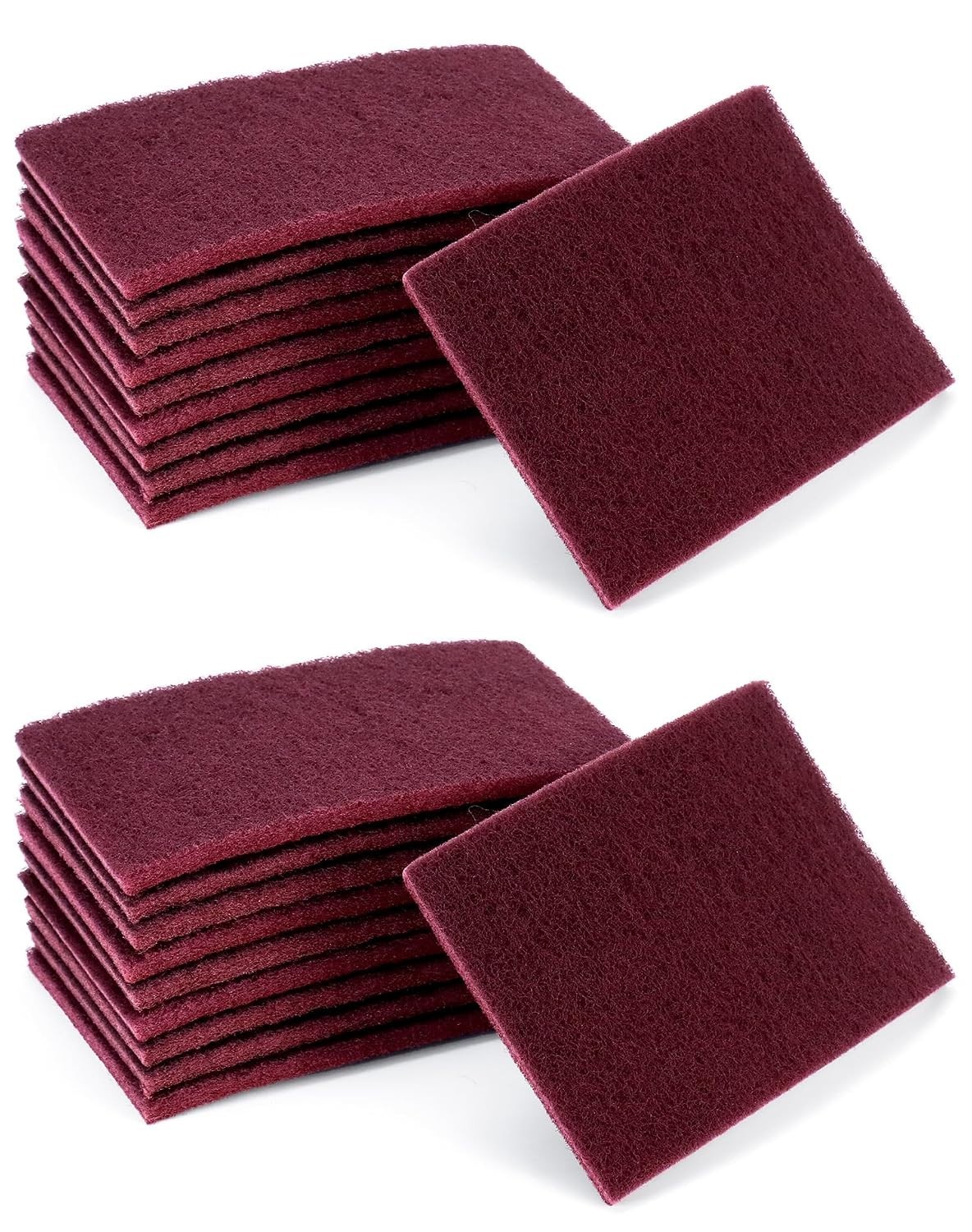 20 Pack Aluminum Oxide Scuff Pads – 6″x9″ Fine Grit for Automotive Excellence